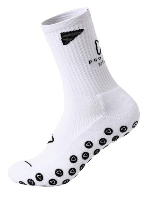 Pro Sock Strumpa - Grip Sock, White (Lindås Waves)